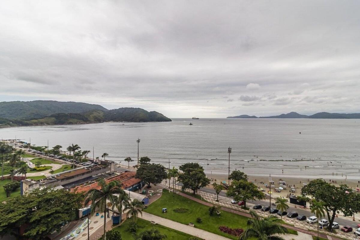 Апартаменты Ap De Frente P/ Aquario E Praia Na Ponta Da Praia Сантос Экстерьер фото